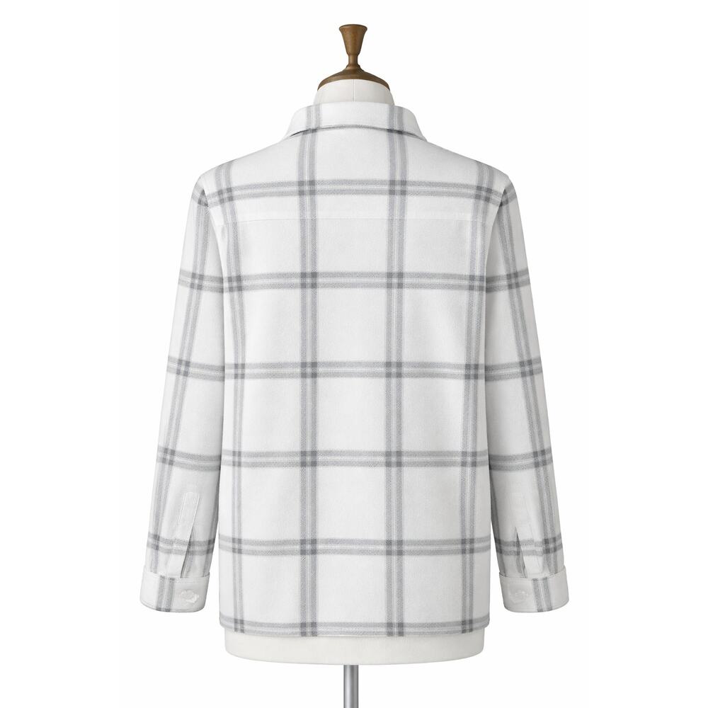 O'neill Fleece Shirt Jacket Mens Size S Plaid Cozy Snap Button Winter Outdoor - Picture 2 of 2